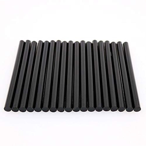 Surebonder Black Fabric Hot Glue Sticks, Mini Size 4-Inch L, 5/16-Inch D - 18 Pack, Machine Washable, Works with Fabric, Leather, Ribbon - Made in USA (FS-18B)