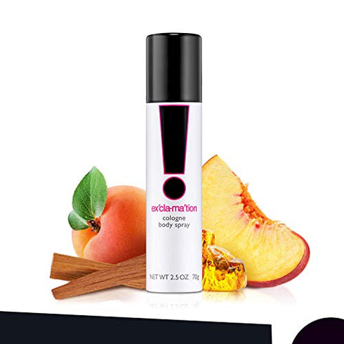 Emeraude Exclamation Cologne Body Spray by Emeraude 2.5 Fluid Ounce Oriental Floral Scented Women's Body Spray, Feminine & Sharp Scent