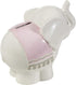 Precious Moments Baby Ceramic Figurine Elephant Money Bank, One Size, Pink