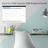 Desk Calendar 17x12 – Monthly Planning Desk Pad & Wall Calendar for Home, School and Office, Big Ink Bleed Resistance Thick Paper Desktop Teacher Calendar Planner