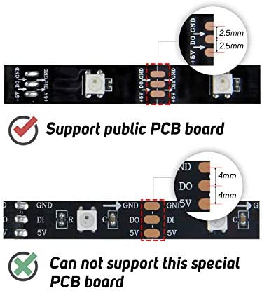 BTF-LIGHTING 10PCS 3Pin 10mm Wide Dual End with 15cm Long Cable LED Strip Solderless DIY Connector Adapter Conductor for WS2811 WS2812B SK6812 LED Flexible Strip Light