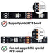 BTF-LIGHTING 10PCS 3Pin 10mm Wide Dual End with 15cm Long Cable LED Strip Solderless DIY Connector Adapter Conductor for WS2811 WS2812B SK6812 LED Flexible Strip Light