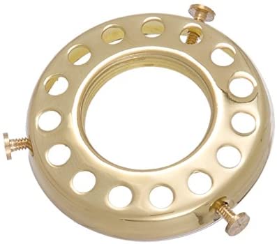 B&P Lamp® 2 1/4" Fitter, Brass Screw-on, Uno-Type Shade Holder