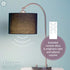 GE LED+ Speaker Light Bulb, Soft White, Bluetooth Speaker, No App or Wi-Fi Required, Remote Included, A21 Light Bulb (1 Pack)