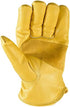 Wells Lamont Men's Winter Work Gloves, | Puncture, Abrasion Resistant | 100-gram Thinsulate, Cowhide Leather, Fleece-Lined Leather | Extra Large (1108XL) , Saddletan