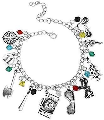 Stranger Things Bracelet Charm Light Jewelry Cosplay Bracelet Gift for Girls Teens Women Friends Stranger Things Bracelet in FREE JEWELRY VELVET POUCH