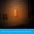 GE home electrical GE Enbrighten SleepLite LED Night Light, Plug-in, Dusk-to-Dawn Sensor, Melatonin, Natural Sleep, Amber Glow, Ideal for Bedroom, Nursery, Bathroom, 39977, 1 Pack, White | Dimmable