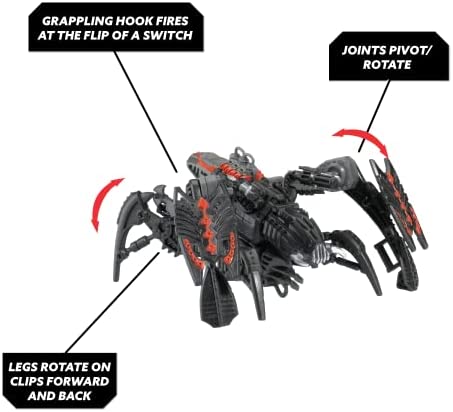 SNAP SHIPS Komplex Tunnelweb K.L.A.W. Spider Mech -- Build to Battle -- Make 2 Different Builds -- Ages 8+