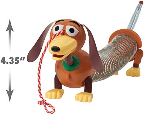 Disney and Pixar Toy Story Slinky Dog Jr Pull Toy, Toys for 3 Year Old Girls and Boys, by Just Play