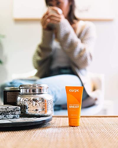 Carpe No-Sweat Breast - Helps Keep Your Breasts and Skin Folds Dry - Sweat Absorbing Lotion - Helps Control Under Breast Sweat - Great For Chafing and Stain Prevention