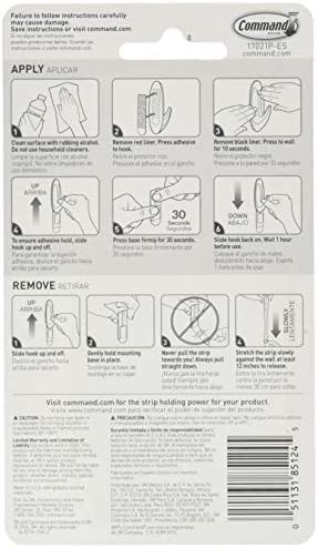 Command Medium Mounting Refill Strips, 18-Strip