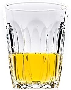 Duralex Made in France Provence Glass Tumbler Drinking Glasses, 3.13 ounce - Set of 6, Clear