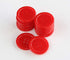 GANSSIA 1 Inch (25mm) Red Color Buttons for Sewing Flatback Button Crafting DIY Scrapbooking Pack of 50