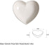 Super Cute heart shape Ceramic Sauce Dish,Mini Side Seasoning Dish,Condiment Dishes/Sushi Soy Dipping Bowl,Snack Serving Dishes,Love Porcelain Small Saucer Set(Set of 4) (4.72inch)