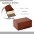 PCS Cremation Urns for Ashes, Pet Memorial Funeral Urns Box,Wooden Decorative Urn for Dog Cat,Cremation Keepsake Burial Ash Box - S (6 x 4 x 2.75'')