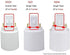 2pcs E-Simpo GX23 Pin-Base to E26/E27 Lamp Base Adapter CFL PL Lamp base to E26 E27 Edison Socket Holder Adapter, Gx23 to E26 Adapter (Gx23 to E26/E27, Double Tab,2P in Parallel)