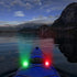 Mudder 4 Pieces Boat Bow Lights LED Boat Navigation Lights with 5 Pieces Button Batteries for Boat Kayak Pontoon Hovercraft Yacht Motorboat Bike Hunting Night Running Fishing (Red, Green, White)