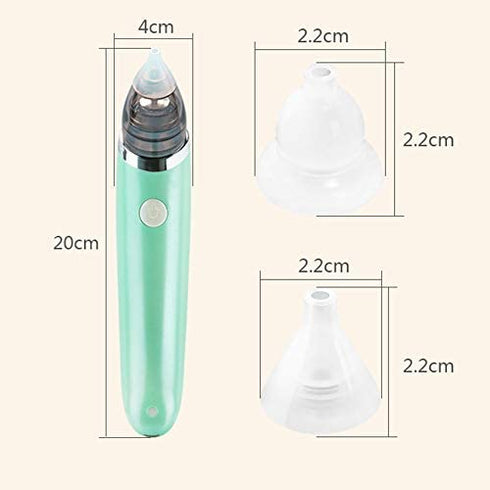 Baby Nasal Aspirator, Ravifun Electric Nose Sucker for Newborns and Toddlers, USB Charging, 5 Levels of Suction Power