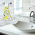 Summer Fresh Lemons Hanging Kitchen Towels Yellow Lime Orange Slices Fruit Leaves Bathroom Hand Tie Towel Fast Drying Dish Tea Towels for Bath Tabletop Gym Home Decor Set of 2