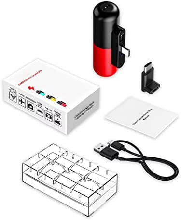 Cute Portable Charger for Android Phone 3300mAh Mini Power Bank USB C Compatible with Samsung Galaxy S22 Z Flip3 S20,S10,S9,S8,Note 20/10/9/8,Moto Z3/2,LG V35/G8/7/5,Nintendo Switch,DJI Pocket 2 etc