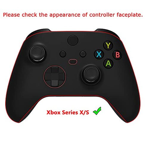 eXtremeRate Blood Zombie Soft Touch Front Housing Shell for Xbox Series X/S Controller, Custom Cover Faceplate for Xbox Series X/S, Xbox Core Controller - Controller NOT Included