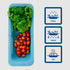 BLUE GINKGO Over the Sink Colander Strainer Basket - Wash Vegetables and Fruits, Drain Cooked Pasta and Dry Dishes - Extendable - New Home Kitchen Essentials (7.9 W x 14.5-19.5 L x 2.75 H) - Teal
