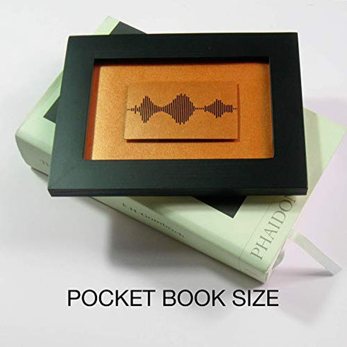 I Love You Soundwave Art, Bronze Visible Voice Gift for 8th Wedding Anniversary, Valentines Gift for her or him, Husband Gifts from Wife