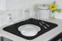 S&T INC. Absorbent, Reversible XL Microfiber Dish Drying Mat for Kitchen, 18 Inch x 24 Inch, Black Galaxy Mesh