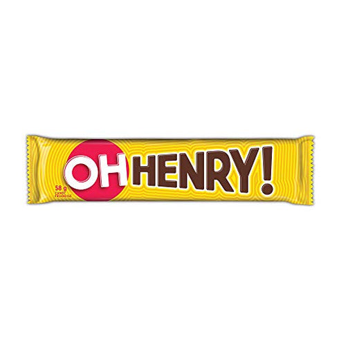 4 Full Sized OH Henry! Chocolate Candy Bars 232g {Imported From Canada}
