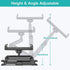Klsniur Car Headrest Mount, Tablet Headrest Holder, Car Backseat Seat Mount Holder Universal 360° Rotating Adjustable for 6"-10.5" Tablet iPad iPad Air iPad Mini,Samsung Galaxy