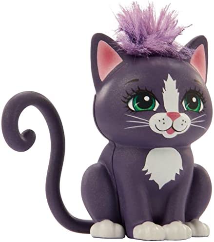 Enchantimals Ciesta Cat Doll & Climber Animal Figure, 6-inch Small Doll with Removable Skirt, Shoes, and Headpiece, Great Gift for 3 to 8 Year Olds