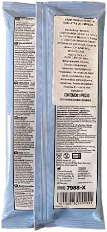 Sage Impreva Bath Cleansing Washcloths - 1 package, 8 cloths - Rinse Free Disposable Bathing Wipes - Hypoallergenic - Standard weight