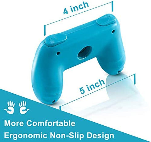 3 in 1 Joy-Con Controller Comfort Grip Kit Compatible with Switch/Switch OLED Joy-Con with 4 Thumb Grip Caps