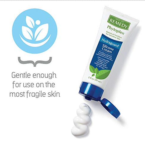 Medline Remedy Phytoplex Hydraguard Silicone Cream, Hypoallergenic, Unscented, 2-oz Tube