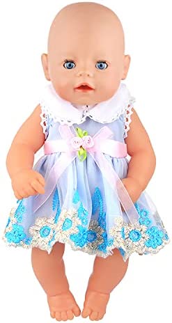 Fashion Doll Clothes 5 Set Complete Baby Doll Clothes for 12-14 Inch Doll Clothes with 12-14 Inch Reborn Baby Doll Clothes Accessories,My Life Doll Clothes,Our Generation Dolls Clothes
