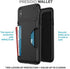 Speck Products Presidio Wallet iPhone Xs Max Case, Black/Black