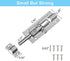 FATLODA 2 Pack Barrel Bolt Latch, Slide Bolt Latch 3 Inches Slide Latch Lock, Thickened Stainless Steel Sliding Lock for Door, Brushed Finish Sliding Bolt Lock, Sliding Bolt Latch with 12PCS Screws