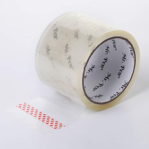 Mr. Pen- 3 inch Packing Tape, 2 Pack, Wide Tape, 45 Yards, 1.9mil, No Smell, 3 inch Tape, Shipping Tape, Packaging Tape, Packing Tape Rolls, Clear Packing Tape, Moving Tape, Packing Tape Refill