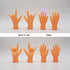AQKILO Tiny Hands Miniature Finger Puppets with Left & Right Hand, Party Favors, Educational, TIK Tok Toys, 8 Pieces (4 Mixed Style )