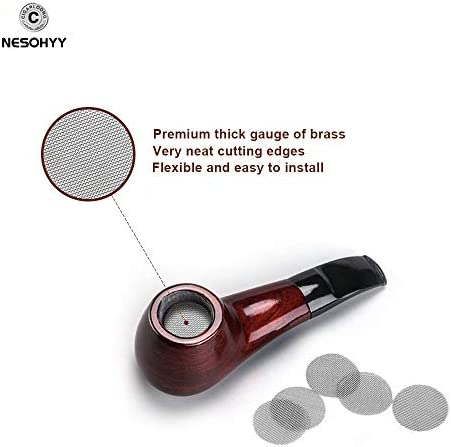200pcs Pipe Screens Stainless Steel Screens, Premium 3/4 Inch Pipe Screen with Metal Box