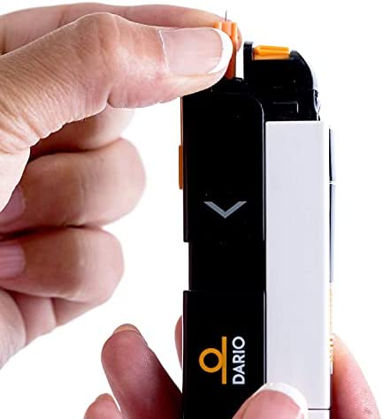 100 Sterile Lancets. Simple, Comfortable Blood Glucose Measurements. Use Only with The Dario and Dario Blood Glucose Monitoring System. Size 30-Gauge Lancets