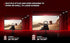 HipShotDot D-Series Pro Pack - Reusable Transparent Aim Sight Assist TV Decals - Gaming Television or Monitor Decal for FPS Video Games Compatible with PC, Xbox & Playstation (1.0 Red)