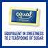 EQUAL 0 Calorie Sweetener, Yellow, Sugar Substitute, Zero Calorie Sugar Alternative Sweetener Packets, Sugar Alternative, 100 Count