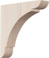 Ekena Millwork BKTW01X08X08OLRW Medium Olympic Wood Wood Brackets, 1 3/4"W x 8"D x 8"H , Rubberwood
