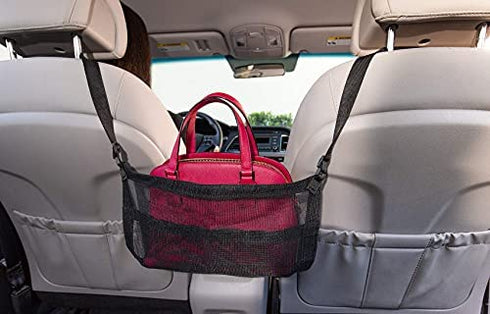 OxGord Car Storage Pouch Purse Caddy Car Accessory, Storage Pouch Organizer