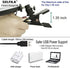 Video Conference Lighting Kit 3200k-6500K Dimmable Led Ring Lights Clip on Laptop Monitor for Remote Working/Zoom Calls/Self Broadcasting/Live Streaming/YouTube Video/TikTok (Black)