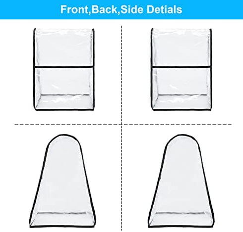 Kitchen Stand Mixer Cover,Kitchen Aid Mixer Cover Compatible With Kitchenaid Hamilton Mixers,Kitchen Aid Mixer Accessories Fits All Tilt Head & Bowl Lift Compatible 5-8 Quart Models.Clear Mixer Cover