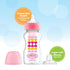 Dr. Brown’s Natural Flow® Anti-Colic Options+™ Wide-Neck Sippy Bottle Starter Kit, 9oz/270mL, with Level 3 Medium-Fast Flow Nipple and 100% Silicone Soft Sippy Spout, Pink, 6m+