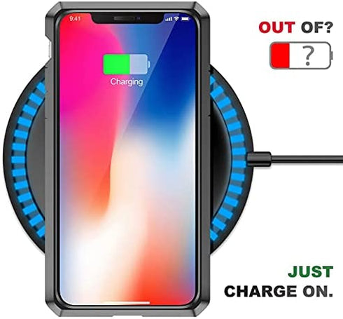 ImpactStrong Compatible with iPhone X Case/iPhone Xs Case, Heavy Duty Dual Layer Protection Cover Heavy Duty Case Designed for iPhone X/Xs 5.8 inch (2018) - Navy Blue