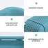 BLUE GINKGO Over the Sink Colander Strainer Basket - Wash Vegetables and Fruits, Drain Cooked Pasta and Dry Dishes - Extendable - New Home Kitchen Essentials (7.9 W x 14.5-19.5 L x 2.75 H) - Teal